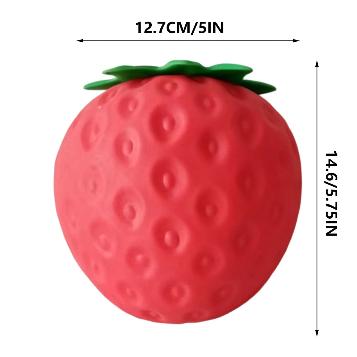 Jumbo Strawberry Squish Toys, 15" Dumpling Taba Squish Toys, Stress Balls, Gifts