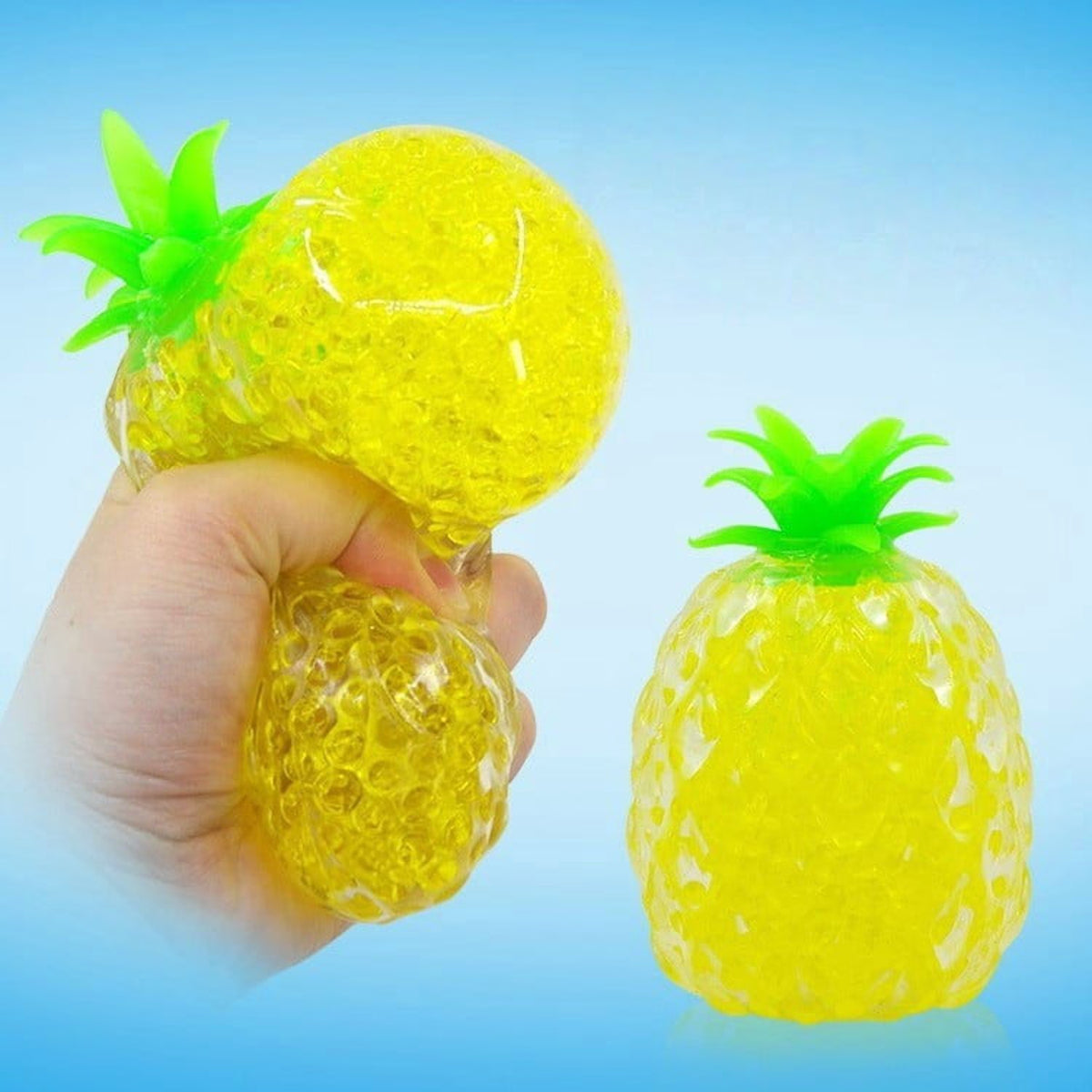 Jumbo Pineapple Squish Toys, 6.5" Fruit Taba Squish Toys, Stress Balls, Gifts
