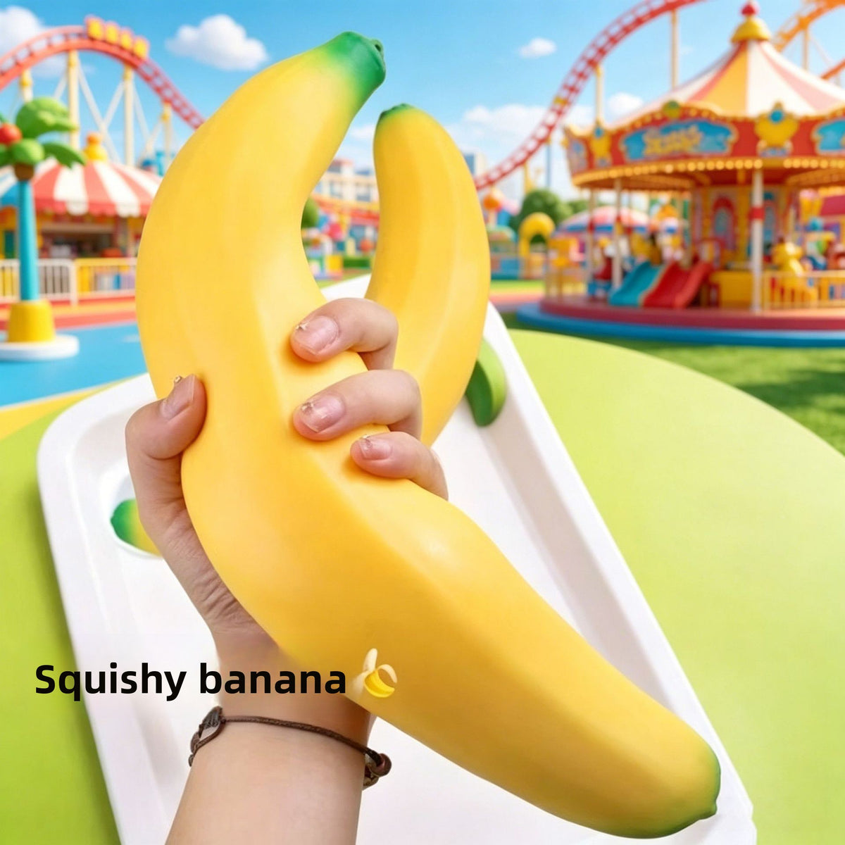 Realistic Animal Fruit Stress Relief Squishy Toys