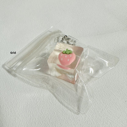 Realistic Fruit Ice Cube Squeeze Stress Relief Toy