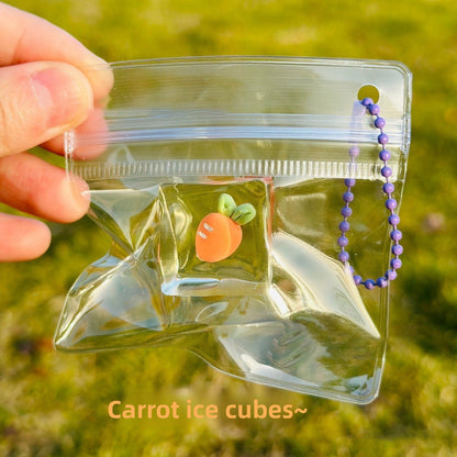 Realistic Fruit Ice Cube Squeeze Stress Relief Toy