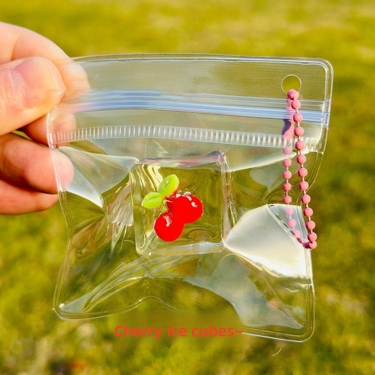Realistic Fruit Ice Cube Squeeze Stress Relief Toy
